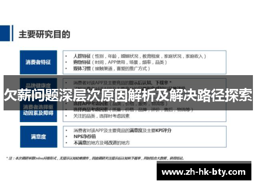 欠薪问题深层次原因解析及解决路径探索